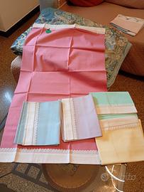 tovaglia cotone vintage colorate 