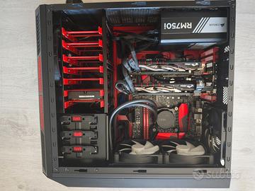 PC Gaming "Total Red Dragon" + Monitor e accessori