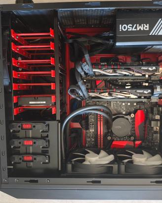 PC Gaming "Total Red Dragon" + Monitor e accessori