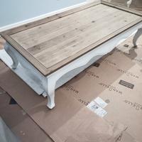 tavolinetto basso da oppio stile coloniale