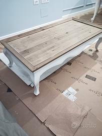 tavolinetto basso da oppio stile coloniale