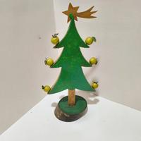 Albero Di Natale decorativo in Legno, realizzato a