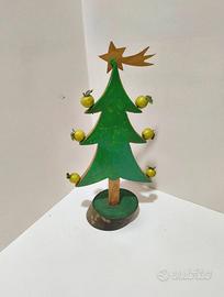 Albero Di Natale decorativo in Legno, realizzato a