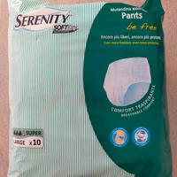 Pannoloni anziani serenity soft dry mutanda tg lar