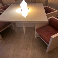 Set Lella&Vignelli tavolo sedie design 70