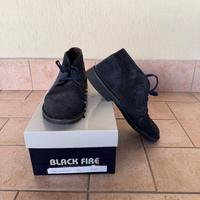 Polacchine in Pelle Scamosciata Blu - Taglia 42