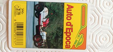 Carte da collezione vintage,auto d'epoca