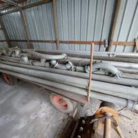 Tubi per irrigazione agricola in ferro e plastica