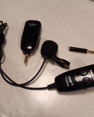 microfono wireless lavalier
