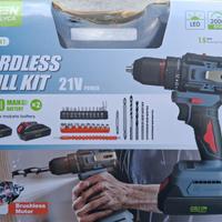 Trapano Avvitatore 21 Volt 2 Batterie 1200mAh