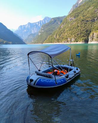 gommone con motore elletrico
