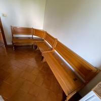 Seduta da  tavolo legno massello, componibile .