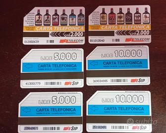 Schede telefoniche Carabinieri - Esercito Italian