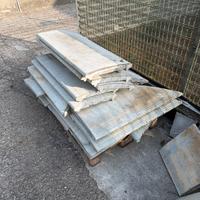 Copertine coprimuro in cemento per muro 31cm