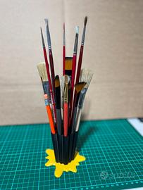 Porta pennelli da scrivania V2