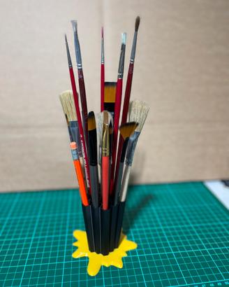 Porta pennelli da scrivania V2