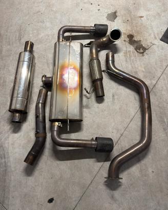 Scarico completo miltek golf gti 8