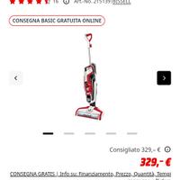 aspirapolvere  e lava asciuga