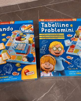 Lisciani Vocabolando e Tabelline e Problemini