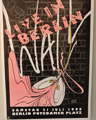 Poster ORIGINALE Pink Floyd Roger Waters Potsdamer