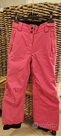 Pantaloni da sci Rossignol fuxia 8 anni