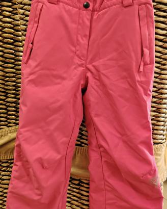 Pantaloni da sci Rossignol fuxia 8 anni