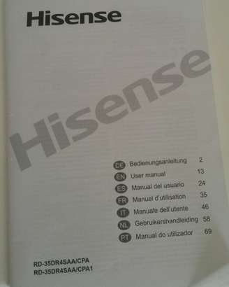 HISENSE Frigorifero con doppia porta
