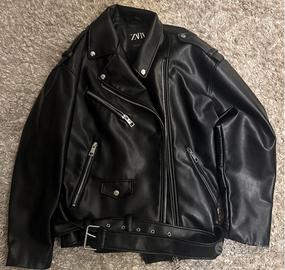 giubbotto di  pelle zara