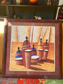 Quadro etnico con cornice