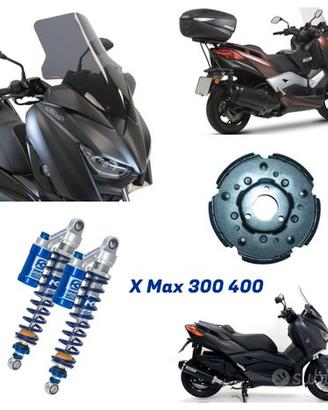 Yamaha X Max 300 400 bauletto scarico freni plexi