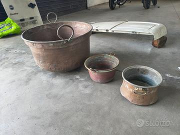 Pentole rame d epoca