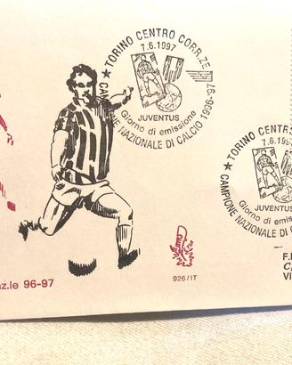 Juventus Campione 1996/97 -Busta FDC Numerata 1997