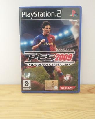 gioco pes 2009 09 ps2 pro evolution soccer calcio