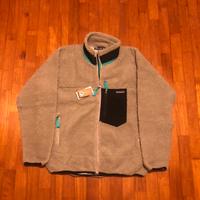 Giacca Pile retro Patagonia beige uomo - Taglia L