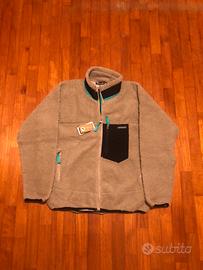 Giacca Pile retro Patagonia beige uomo - Taglia L
