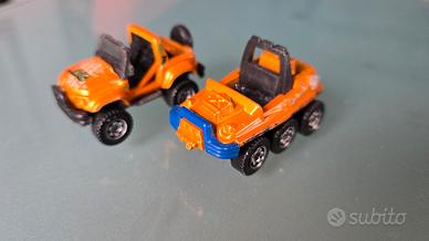 Matchbox coppia Fuoristrada ATV 6x6 + 4x4.

