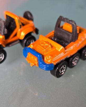 Matchbox coppia Fuoristrada ATV 6x6 + 4x4.

