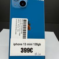 IPHONE 13 MINI 128 GB 96% batteria