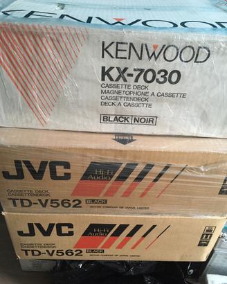 JVC TD-562 e Kenwood KX-7030