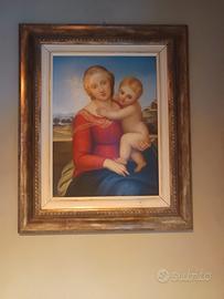 quadro madonna con bambino