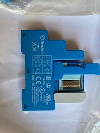 Relè Finder mod.9505 supporto e diodo flyback 24Vc