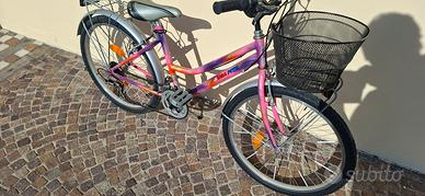 bicicletta mtb 24 x bambina 8    12 anni