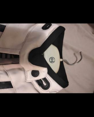 giubbotto e pandaloni moto donna 