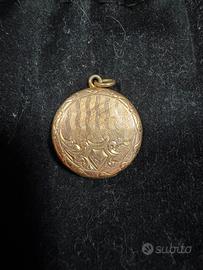 Ciondolo porta-foto vittoriano