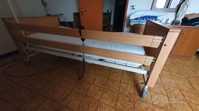 Letto singolo elettrico in legno multifunzione