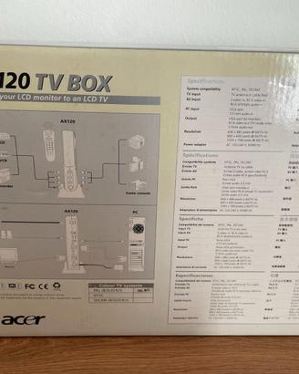 Acer AX120 TV Box (nuovo in scatola)