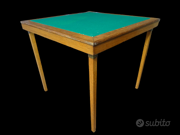 TAVOLO DA GIOCO PIEGHEVOLE VINTAGE MEBLUTIL