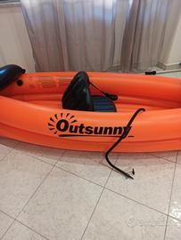 canoa monoposto in gomma spessa