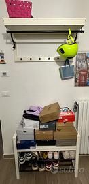 Attaccapanni e scarpiera aperta IKEA