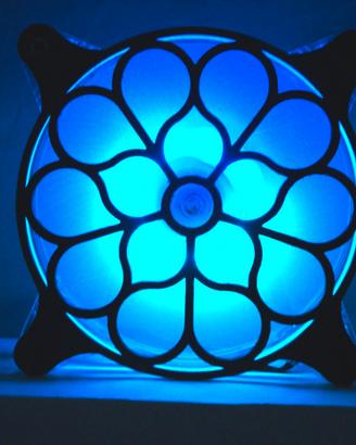 Griglia decorativa ventola RGB da 120mm PC Flamb 5